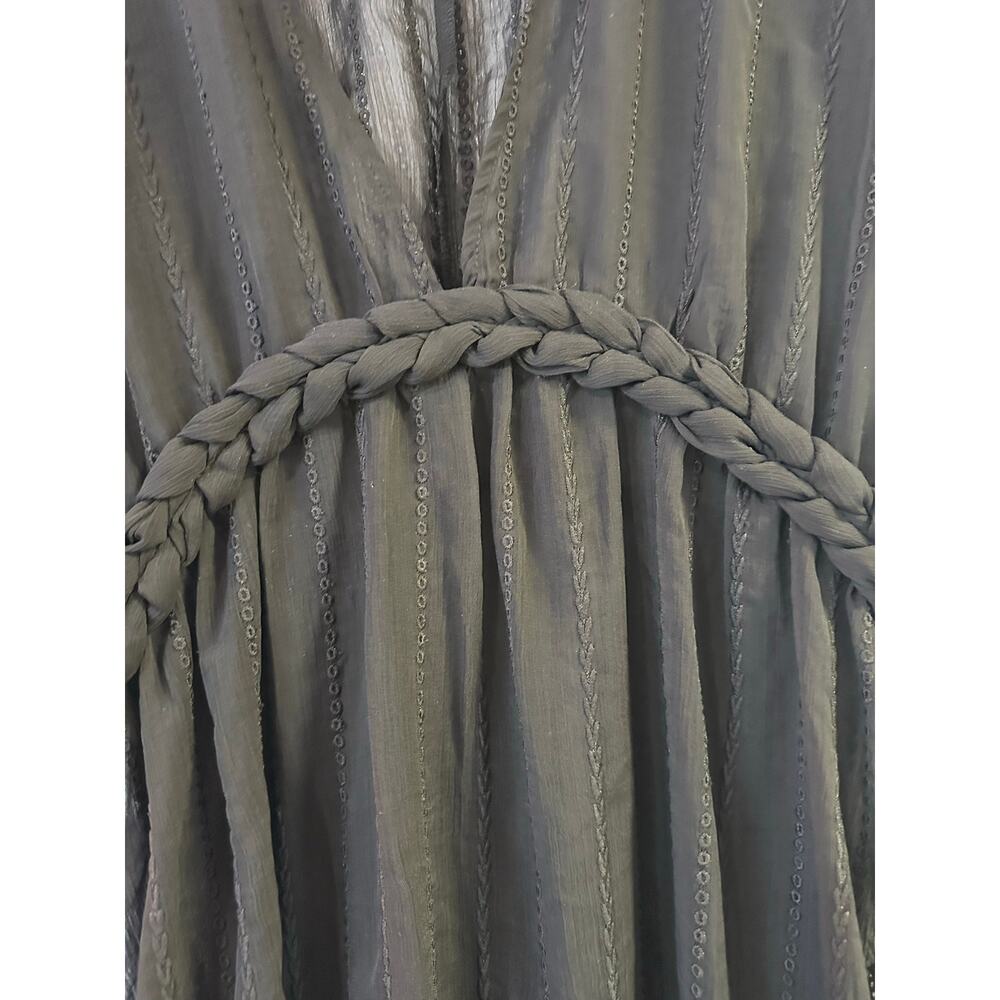 Time and Tru Black Braided Waist Kaftan Swim Cover-Up - Size XL (16-18) - NWT - Picture 5 of 7
